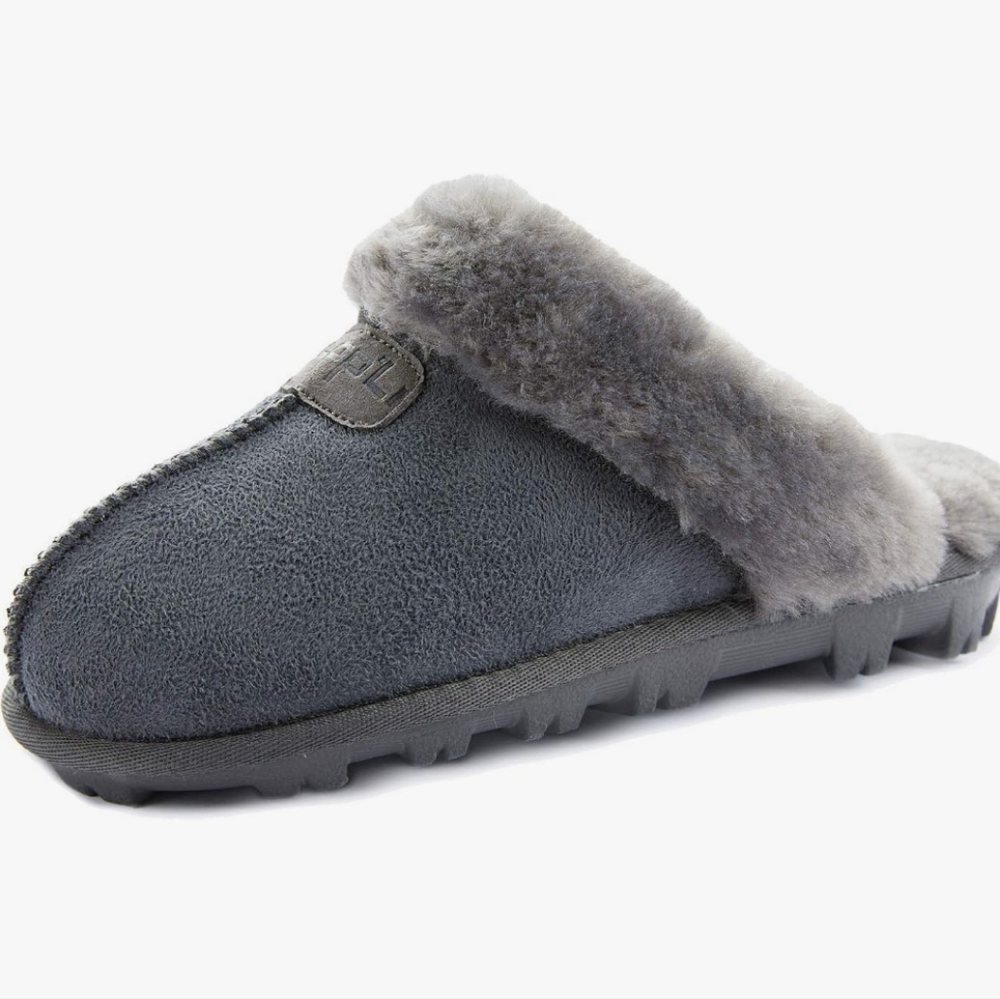 Grey Cozy Slippers